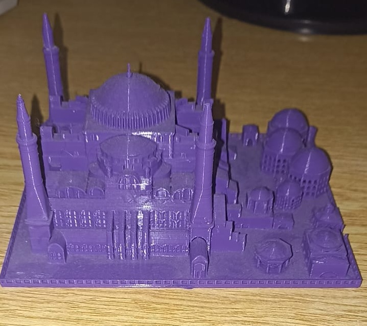 3D Baski Ayasofya Camii ve Kulliyesi - Metin Atiktürk 3D
