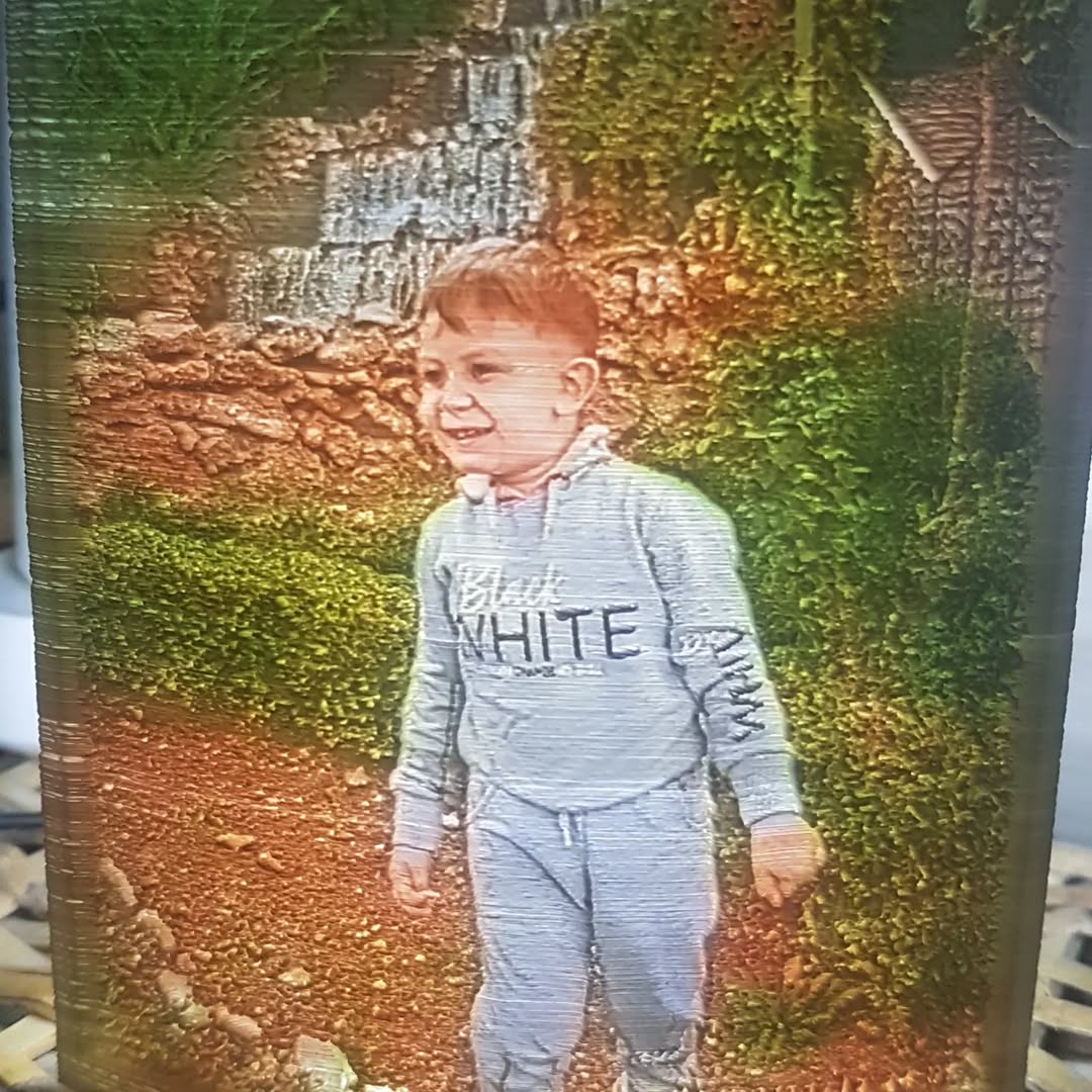 3D Baski Resim3 Lithopane(Isikli Resim) - Metin Atiktürk 3D