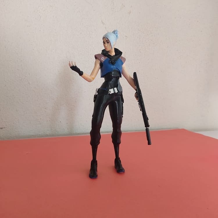 3D Baski Valorant Jett - Metin Atiktürk 3D